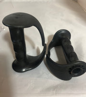 Nordic Fitness Right and Left-Handed Swirl Strapless Black SKI MACHINE FITNESS GRIPS! - (5y)