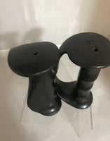 Nordic Fitness Right and Left-Handed Swirl Strapless Black SKI MACHINE FITNESS GRIPS! - (5y)