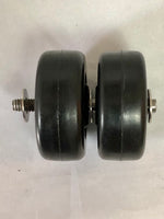 NordicTrack Ski Machine Legacy SMALL SOLID WHEEL / Corner or End Roller.  This is also the Rear Frame Floor Wheel