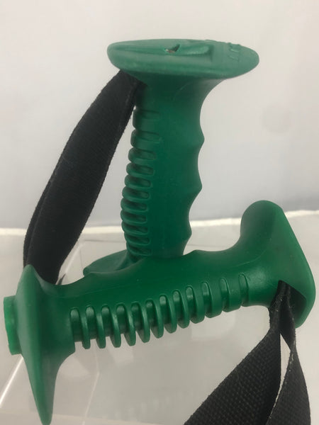Nordic Fitness Scott GREEN FITNESS GRIPS Comfortable Vented Design with Wrist Straps - (8g)