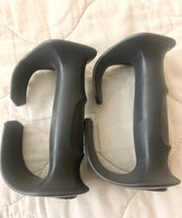 Nordic Fitness Ski Machines NEW Custom Strapless Ski Grips GRAY Limited Edition - (G)