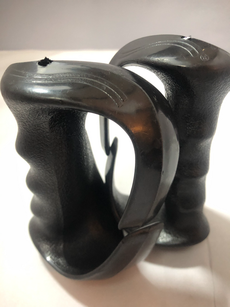 Nordic Fitness Ski Machines Custom Ski Grips BLACK Swirl Right and Left Handed Custom GRIPS - (9a)