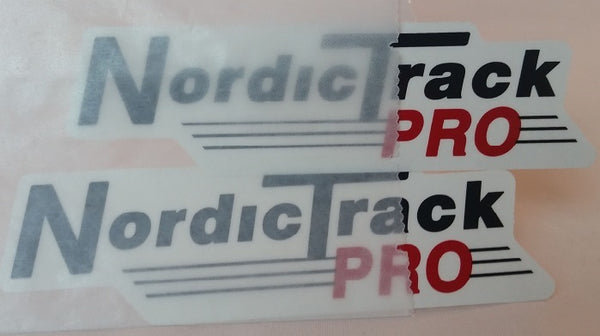 nordicfitnessskimachines - NordicTrack Wood Sideboard DECAL Set w/ Extra (2 + 1 FREE)